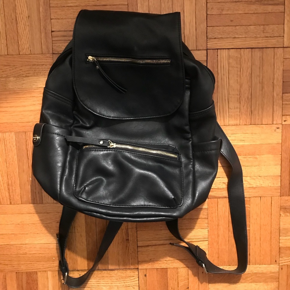 Madden Girl Faux Leather Fashion Backpack